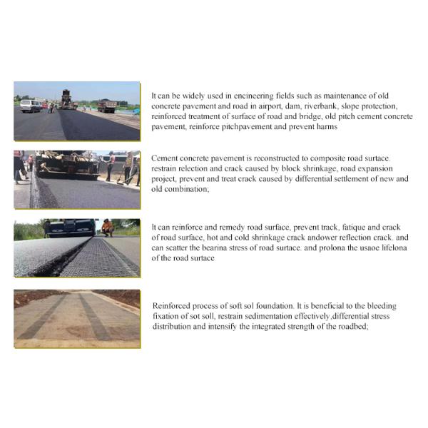 Modern Design Geogrid Retaining Wall with Pvc/Bitument Coated Polyester Material