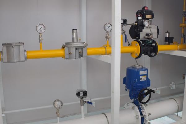 Atuador pneumático de válvulas de tubulação Ferro fundido Pneumático On Off Valve / Two Way Pneumatic Valve Tipo de trabalho pesado