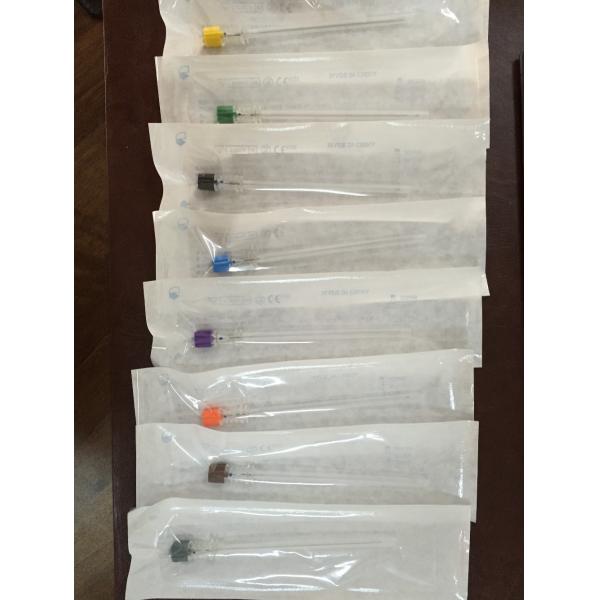 Disposable Spinal Needle with Quincke and Pencil Point Tip Hub Color Coated Efficiency