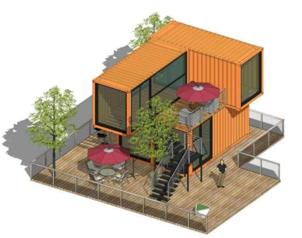 Zontop luxury Chinese Prefabricated House Shipping Container Home 40 Feet Container house