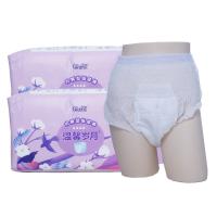Incontinência da cintura superior roupa interior descartável para adultos simples tecida