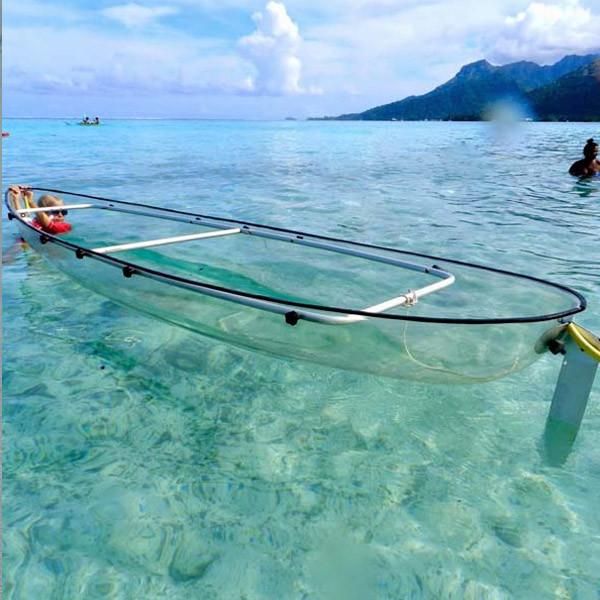 1 - 2 Capacity Clear Plastic Kayak See Through Bottom 3.1 - 4m Length