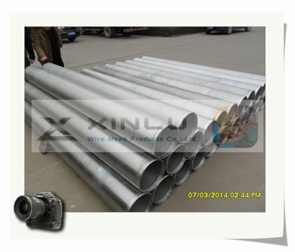 Tubulação de aço inoxidável de Johnson 316 resistentes da tubulação da tela de fio da oxidação V de 12 toneladas