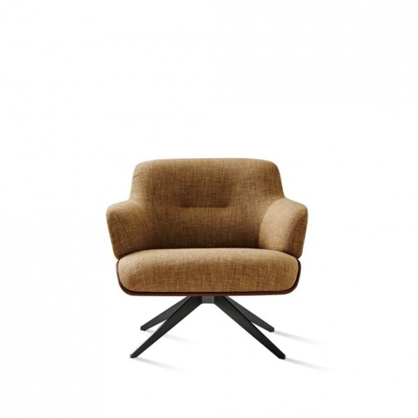 Low Back Relaxing Kensington Armchair , Colorful Kensington Leather Chair