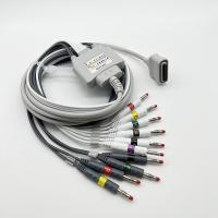 Compatível com Edan SE-1515 DX12 ECG Cable, Banana ends