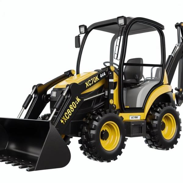 Chargeur de pelleteuse 4 roues SAM388H de 2,5 tonnes avec 4 dans 1 seau pour le Pérou
