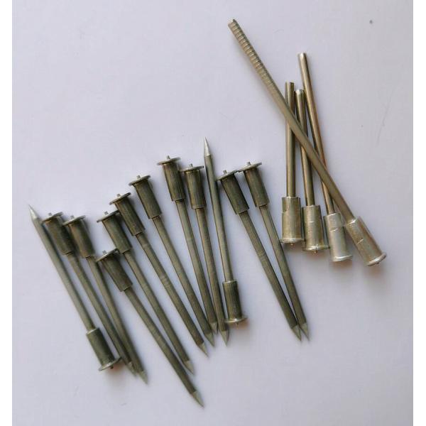 goupilles bimétalliques d'isolation de 3mm avec 6 x 13 millimètres de matière première en aluminium