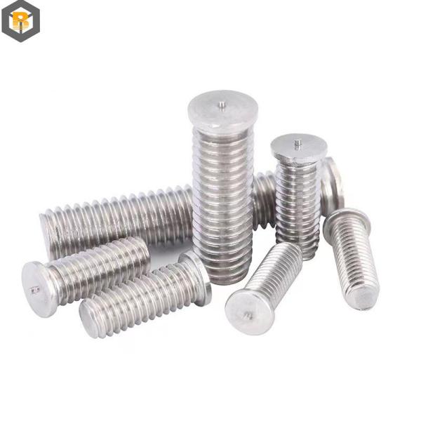 Stainless Steel Three Spot Weld Screw Special Head Screw Machine Part Polished Finish