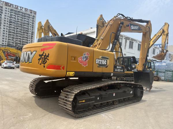 Medium Size Used Excavator Sany SY215C Hydraulic Crawler Excavator