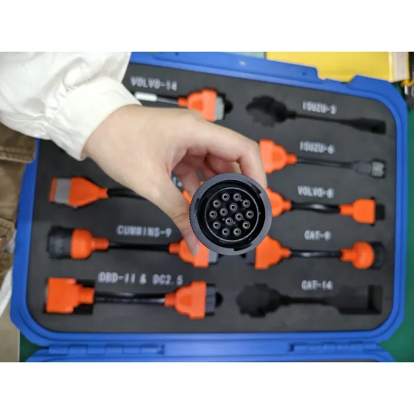 For ET 14Pin Truck Diagnostic Cable Support Xtruck Y009 HD Diagnostic Kit with High-Quality Connectors