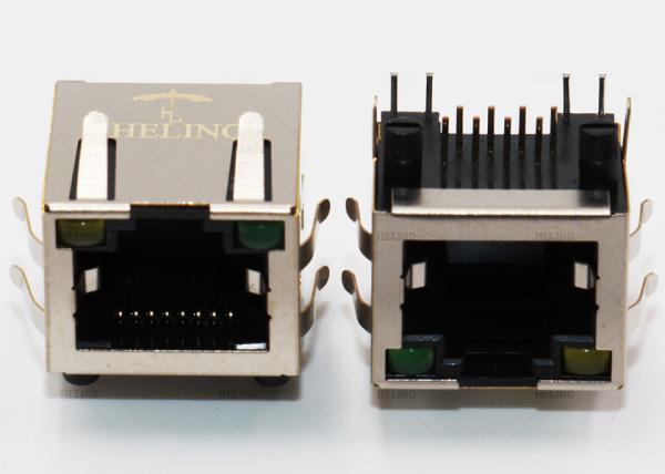 PBT Housing Female RJ45 Modular Connector For PCB