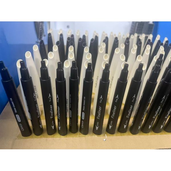 Automatic 2 Color Screen Printing Machine High Speed For Stationery Pen Barrels