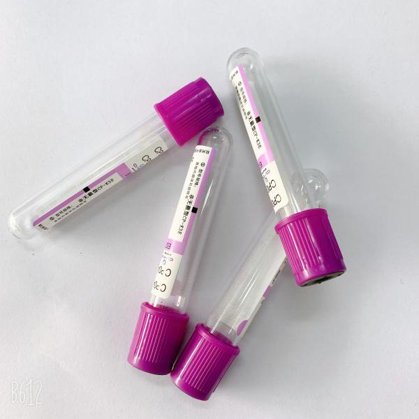 Glass Disposable EDTA Tube 1ML-10ML Accurate Vacuum Draw Volume