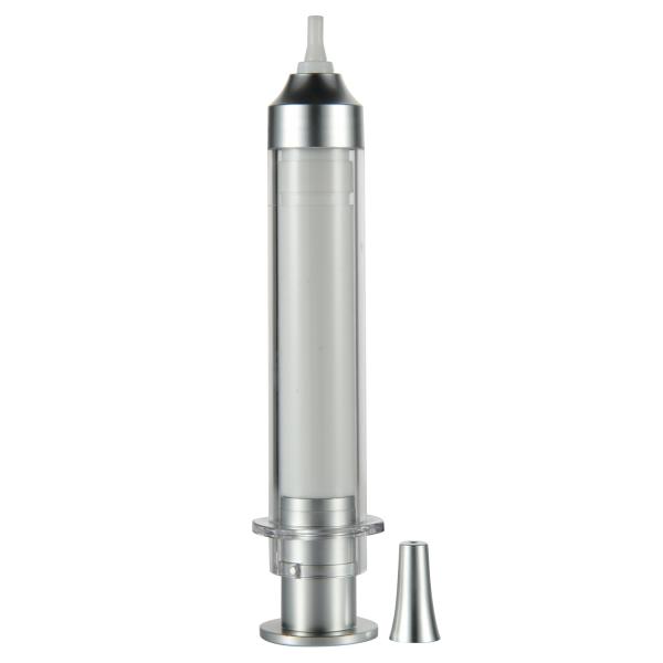 10ml PETG Syringe Airless Bottle For Refilling Cosmetic / Eye Cream Pump Sprayer