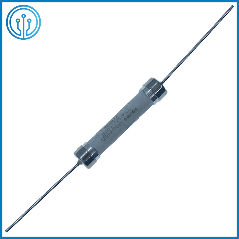 Плавкий патрон 3AB 6.35x32mm 125mA 1000V Multi метра цифров быстрый действующий керамический с высокой разрывной мощностью