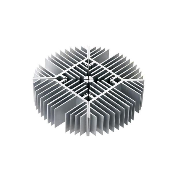 Bonded Fin Aluminum Heatsink Extrusion Profiles Customized Shape Color