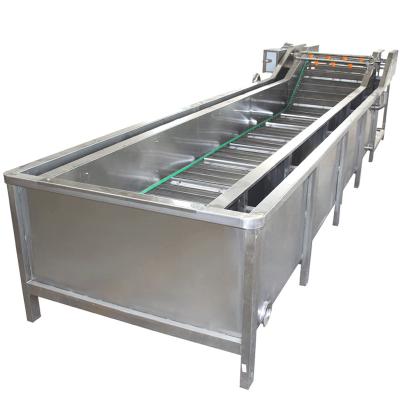 Linha de limpeza de milho para máquina de lavar frutas e legumes com bolhas de pulverização ajustável