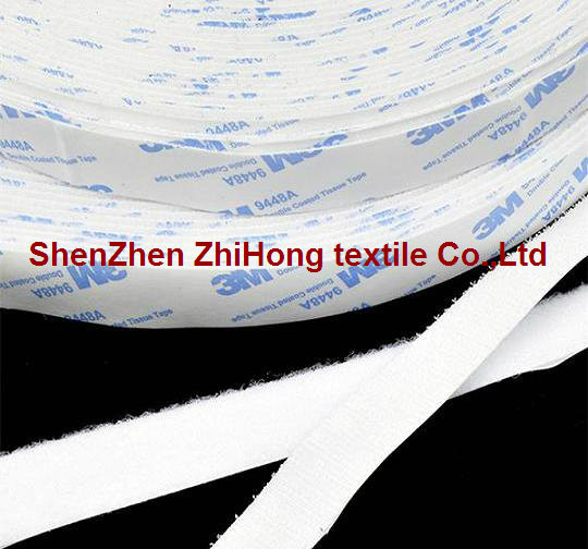 3M Strong Adhesive Sticky Back Hook And Loop Tape / Nylon Hook And Loop Straps