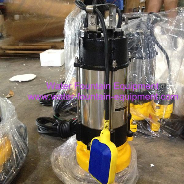 Automatic Stainless Steel Sewage Submersible Fountain Pumps With Floating Ball