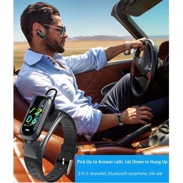 Smartwatch контроля B6 NFCHealth с наушником 0,96 Inc TPU bluetooth