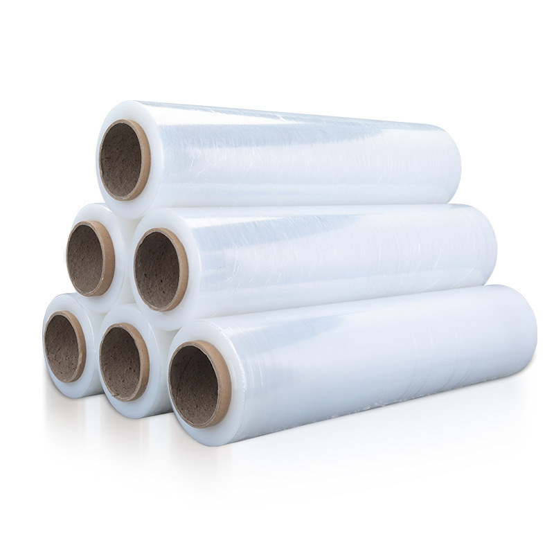Professional PE Transparent Stretch Wrapping Film for Logistics Hand Wrapping