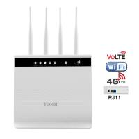routeur à deux bandes de CPE 4G WiFi de Volte de routeur de 2.4G LTE avec le port RJ11