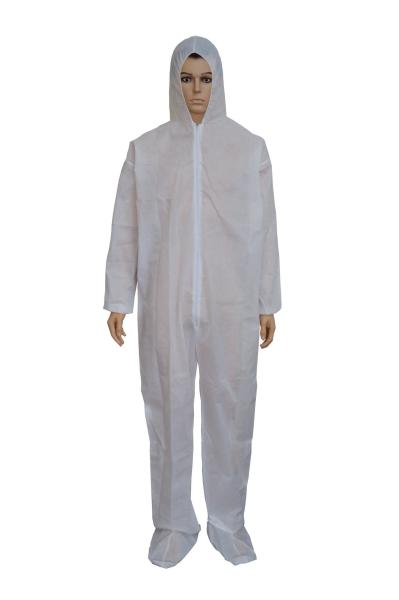 Vêtements de couverture non tissés pour l'industrie de transformation alimentaire en orange au printemps/été/automne/hiver