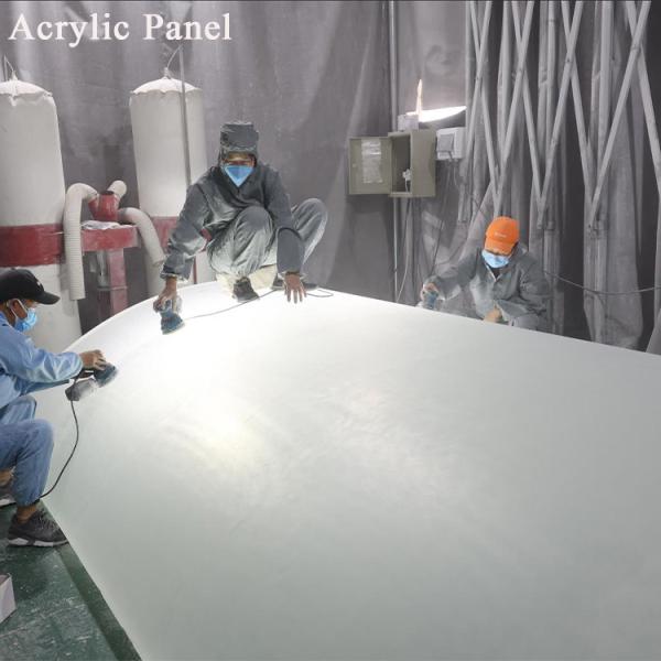 Villa Pool Outdoor Edge to Edge Tempered Fiberglass Pool Glass Swimming Pool Wall