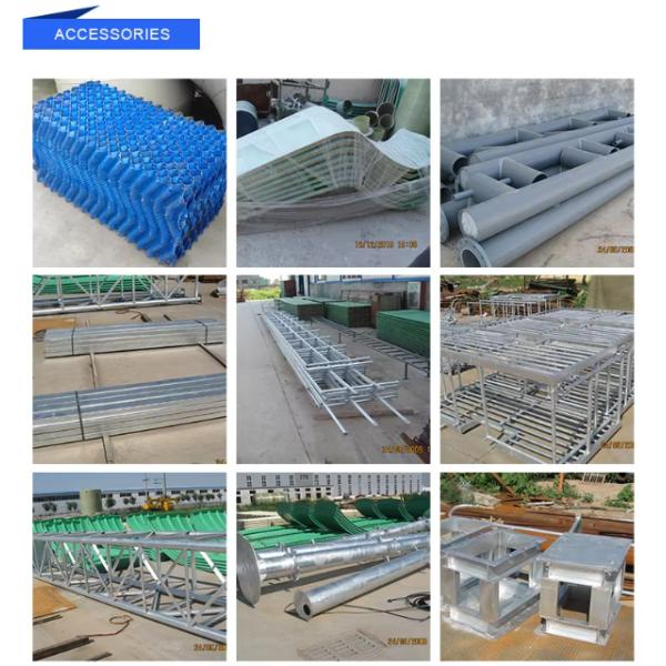 torre de refrigeración de FRP GRP personalizada para la industria de centrales eléctricas torre de refrigeración de agua FRP