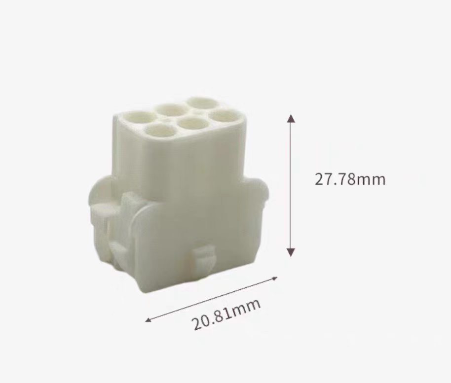 Yaskawa 5 Series 6-pin Servo Motor Connector with Brake Plug 350781-1 for 1000V Applications