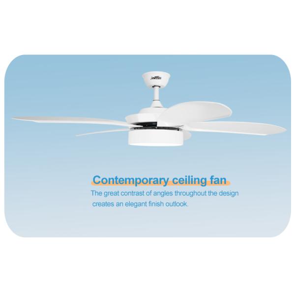 1stshine LED Ventilador de teto com comando remoto e 5 velocidades Voltagem de entrada V 110-240V-50-60Hz DC