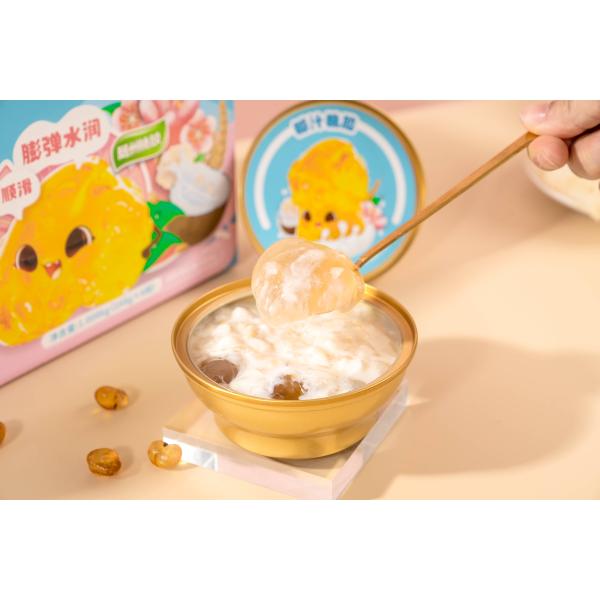 Портативная кокосовая вода персиковая резинка снег грибы десерт подарочная коробка