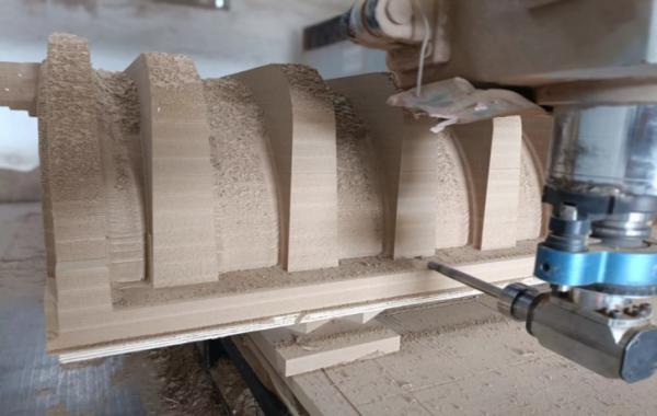 CNC Balsa Wood Mold  Pattern Mold for GFRP