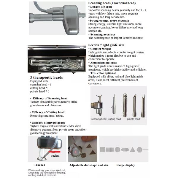 CO2 Laser Resurfacing Machine Skin Rejuvenation Antiaging Face Lifting Scars Treatment