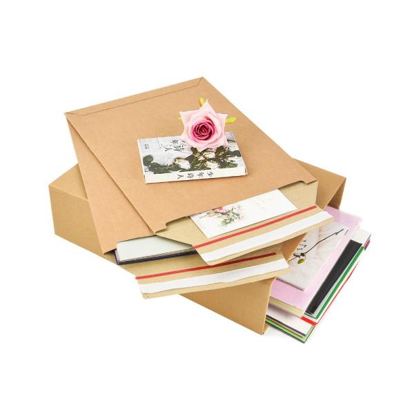 Rigid Board Envelope Packaging Mailer for Custom Size showcasing White All Cardboard
