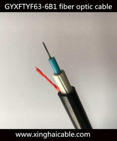 2017 new design flat FRP armoed anti-rodent 6 core fiber optic cable