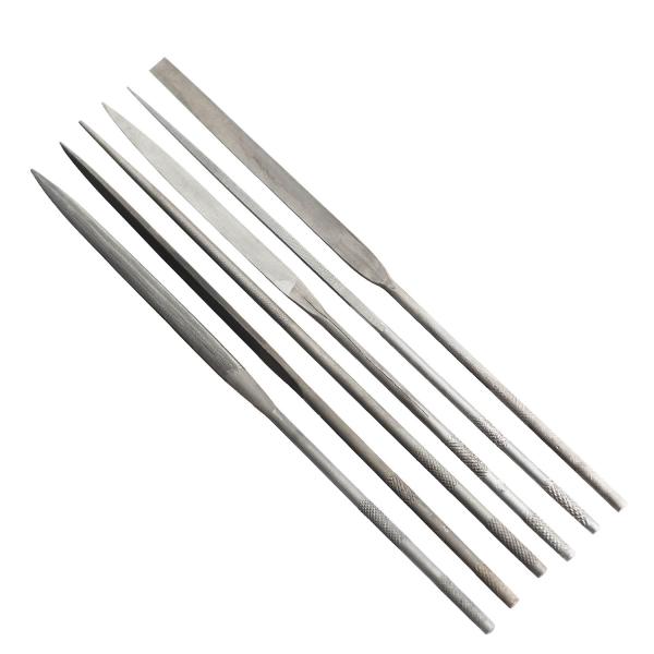 6pcs que dá forma a arquivos para a joia que faz Clay Sculpting dirigido liso