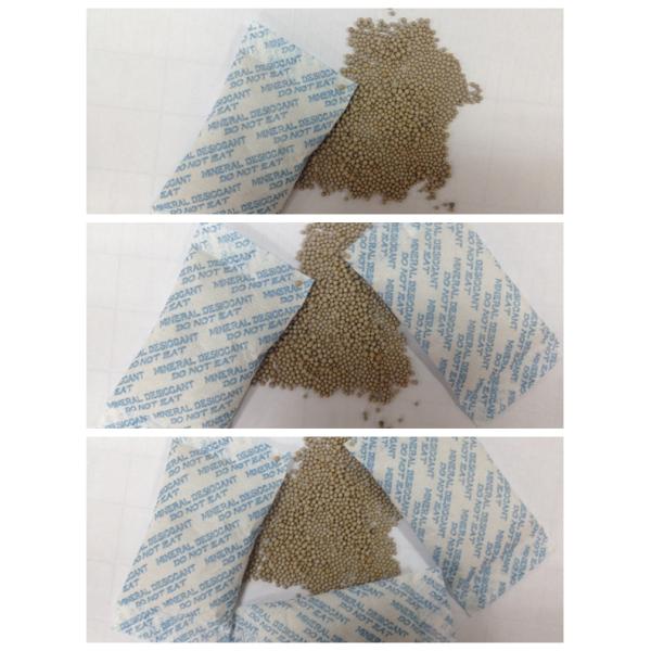 Odorless Moisture Proof Mineral Desiccant 10g Non Woven Packing With Round Granular