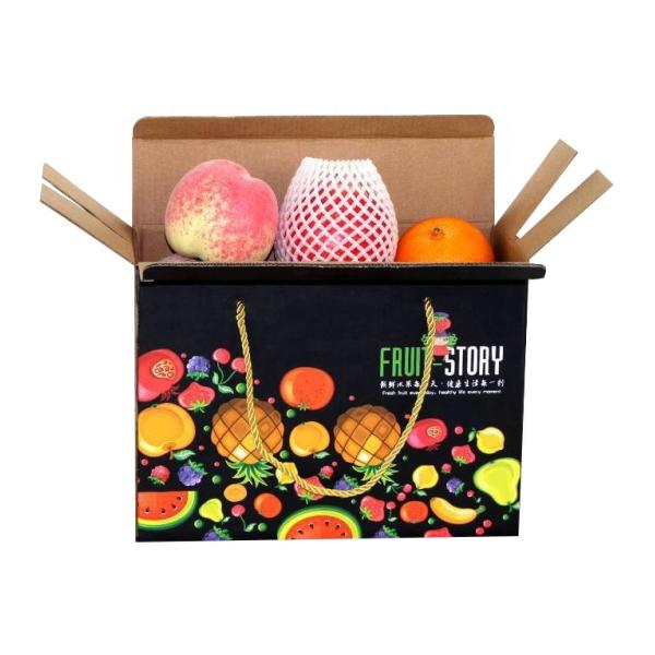Recycled Custom Corrugated Boxes For Big Fruit Packaging
