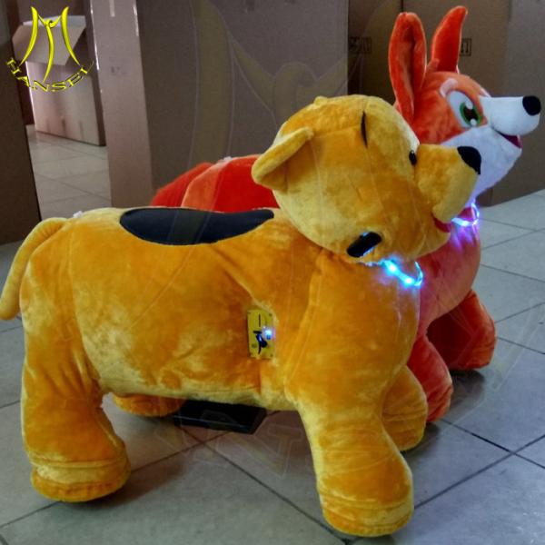 Hansel cheap amusement park rides on plush motorized animals for rent