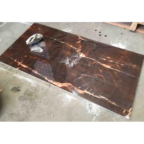 фарфор внутреннее Decoation 38kgs/ctn плиток пола цвета золота 6pcs/ctn 9.5mm