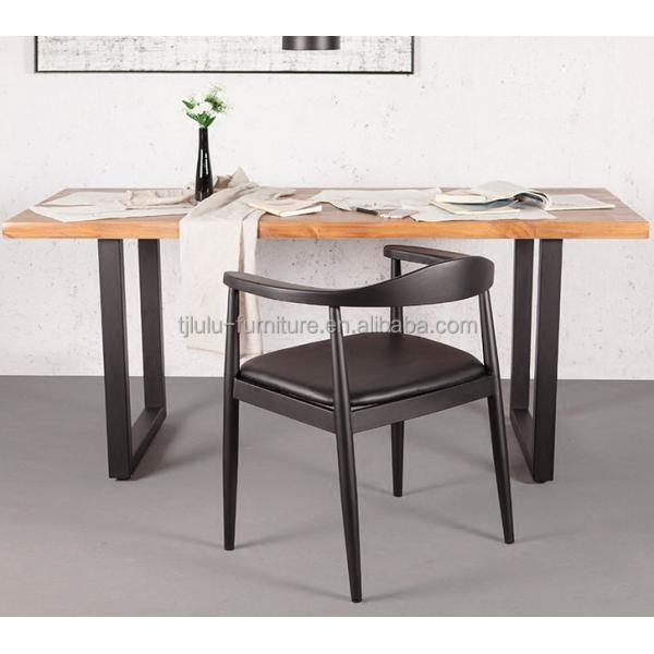 Solid Wood Dining Chair With Armrest Kennedy President Chair For Best Sale Dining Room Furniture