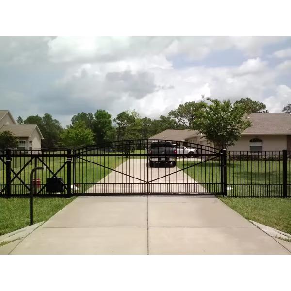 Customization Thickness Garden Steel Fence Panels Decorative For Weather Resistant