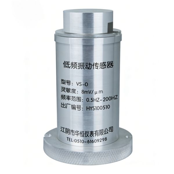 Hua Heng VS-D Low-Frequency Vibration Displacement Sensor with 0.5Hz-200Hz Range and 8mV/μm Sensitivity for Ultra-Low Frequency Measurements
