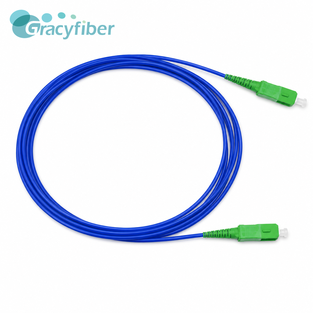 Passive Optical Components Manufacturer,C Band PM Fiber Patch Cord 4m SC APC PM1550 Slow Axis Low Loss High ER 2mm Blue Jacket Kevlar Cable