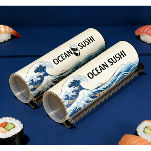 Hot Sale Sushi Push Pop Food-grade Customized Push up Tube for Sushi Rice and Vegetable Rolls Packaging