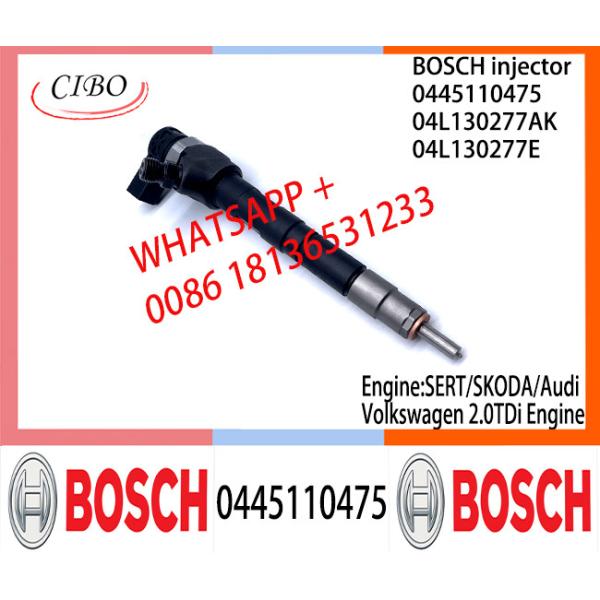 Инжектор топлива 0445110475 коллектора системы впрыска топлива injetor BOSCH 0986435242 04L130277AK 04L130277E для SERT/SKODA/Audi/Volkswagen