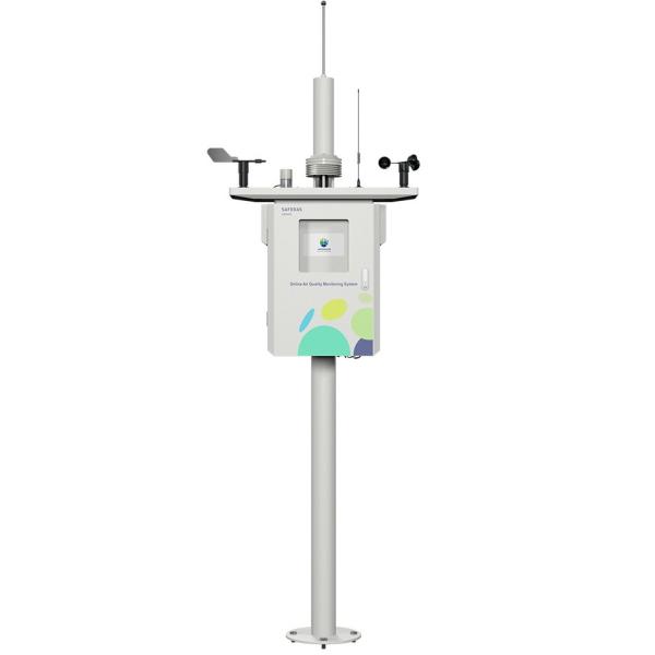 Continuous Automatic Real Time Air Quality Monitor and Weather Station with Multi-Gas Environmental Monitoring and High Protection Anti Hazardous Environment