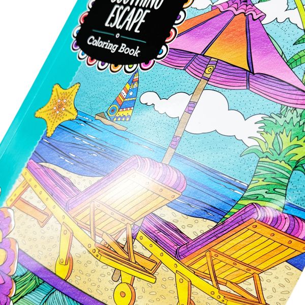 Thick Paper Coloring Book Printing Customized Paperback Coloring Books