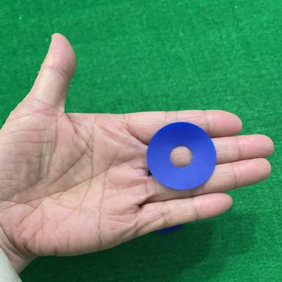 38 X 15 X 0.8mm Flat Rubber Sucker Blue Color Standard Sizes Shapes
